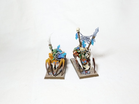 Warhammer Fantasy Age of Sigmar Gloomspite Gitz Spider Riders x10 (Pro-Painted)