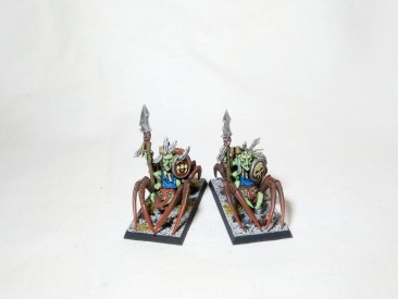 Warhammer Fantasy Age of Sigmar Gloomspite Gitz Spider Riders x10 (Pro-Painted)