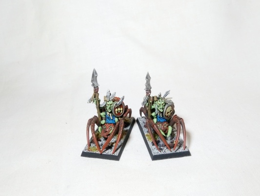 Warhammer Fantasy Age of Sigmar Gloomspite Gitz Spider Riders x10 (Pro-Painted)