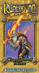 Runebound Second Edition: Item&amp;Ally Card Expansion: Champion of Kellos