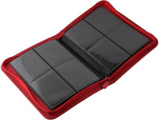 Альбом Blackfire Premium Zip-Album (с листами по 2x2 кармашка): Красный