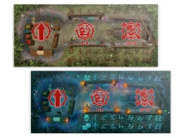 Gnome Team Pitch and Dugouts (предзаказ 2024, Blood Bowl)