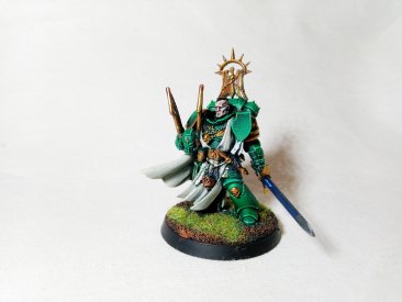 Warhammer 40k Primaris Space Marine Dark Angels Master Lazarus (Pro-Painted)