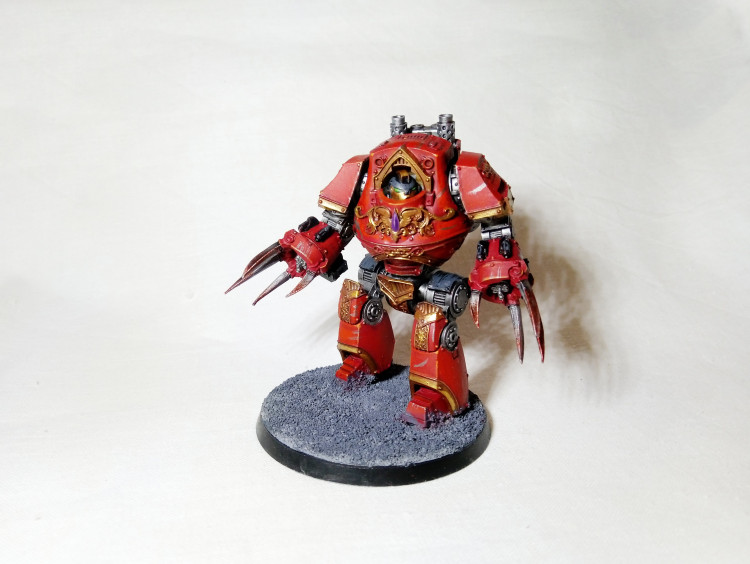 Warhammer 30k / 40k Forgeworld Blood Angels Contemptor Dreadnought (Pro-Painted)