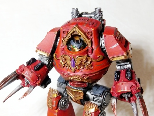 Warhammer 30k / 40k Forgeworld Blood Angels Contemptor Dreadnought (Pro-Painted)