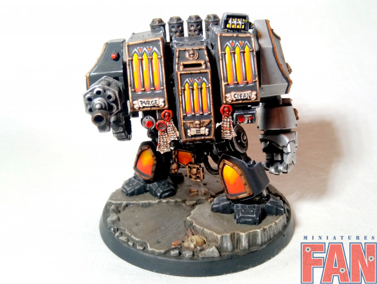 Warhammer 40k Deathwatch Dreadnought (Pro-Painted)