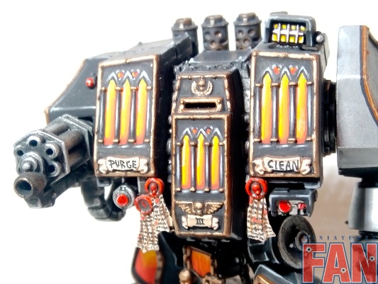 Warhammer 40k Deathwatch Dreadnought (Pro-Painted)