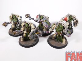 Warhammer 40K Dark Angels Deathwing Knights Squad x5 (Pro-Painted)