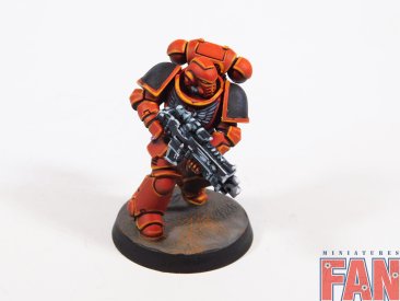 Warhammer 40000 Blood Angels Space Marines Intercessor (Pro-Painted)