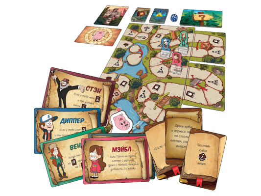 Настольная игра Гравити Фолз: Спасти Пухлю