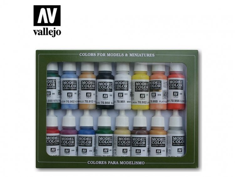 Набор красок Vallejo Model Color: Basic Colors USA 70.140