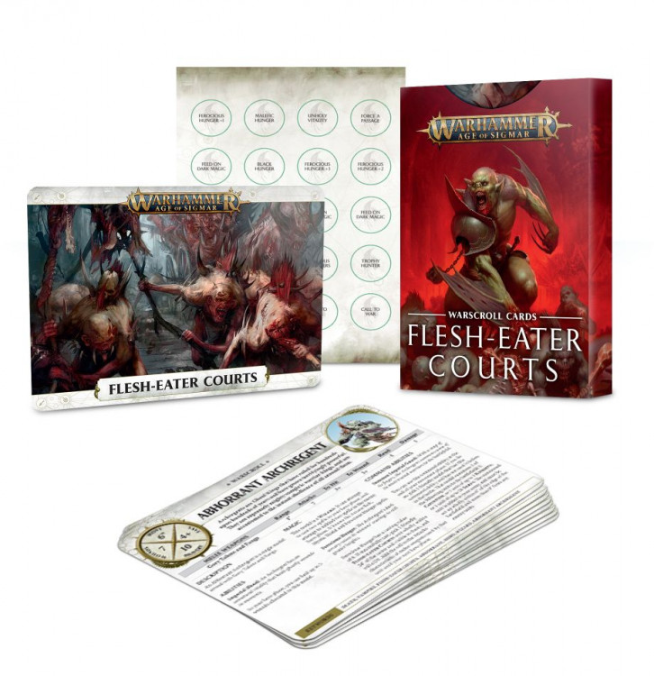 Warscroll Cards: Flesh-eater Courts