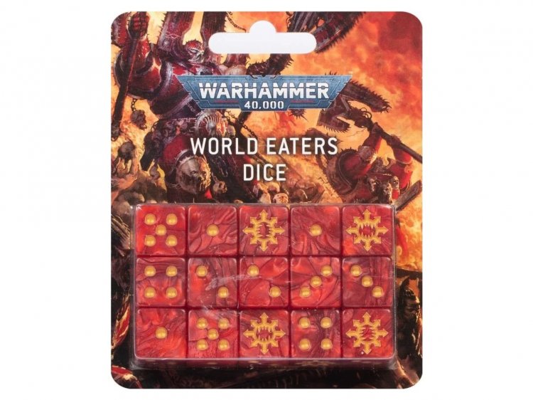 World Eaters Dice Set (предзаказ 2023, Warhammer 40k)