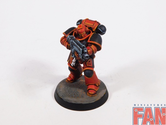 Warhammer 40k Blood Angels Space Marines Intercessor (Pro-Painted)