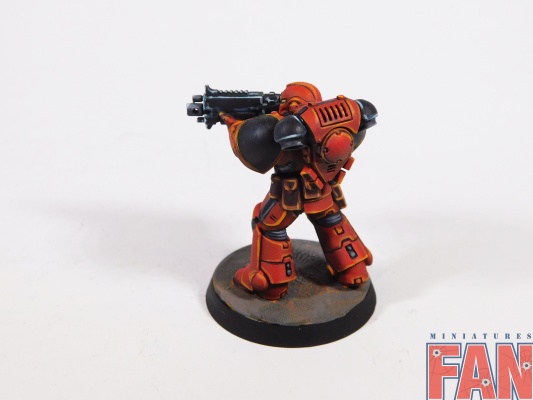 Warhammer 40k Blood Angels Space Marines Intercessor (Pro-Painted)