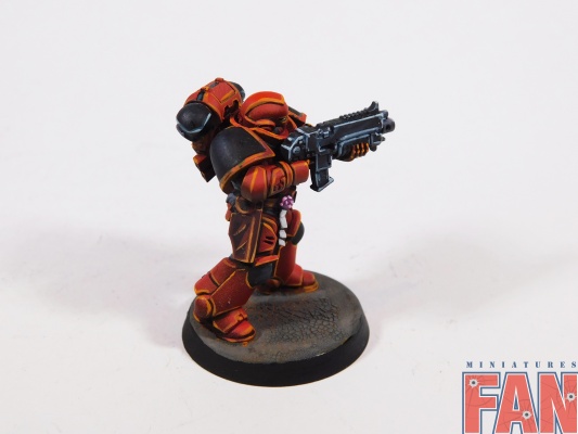 Warhammer 40k Blood Angels Space Marines Intercessor (Pro-Painted)