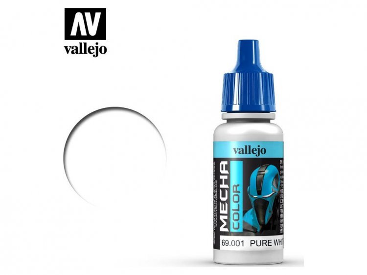 Краска Vallejo Mecha Color: Pure White 69.001