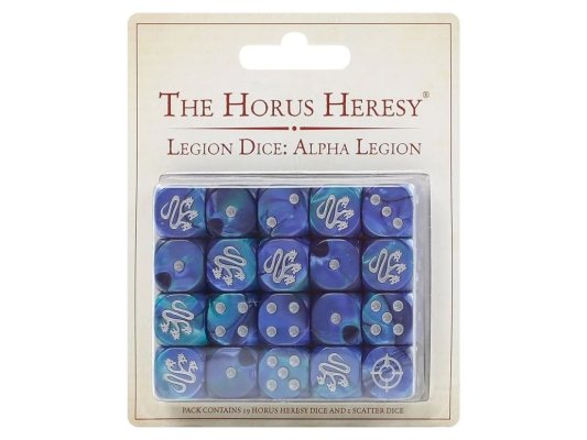 The Horus Heresy Alpha Legion Dice Set (предзаказ 2022)