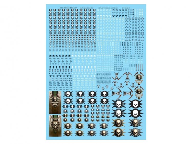 Death Guard Legion Transfer Sheet (предзаказ 2022, The Horus Heresy)