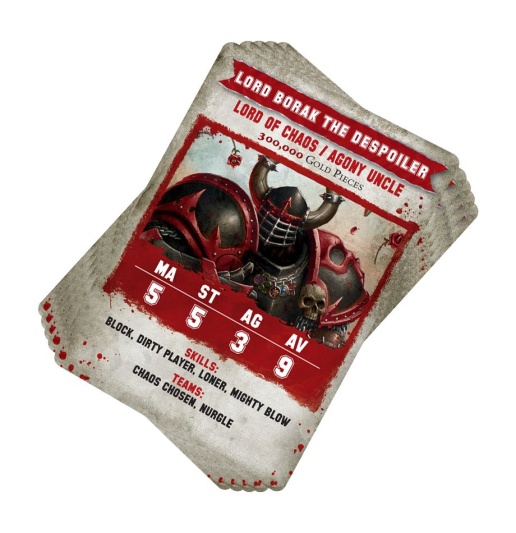 Blood Bowl Team Card Pack – Chaos Chosen