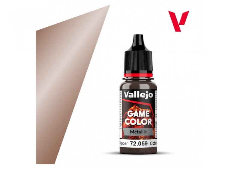 Краска Vallejo Game Color: Hammered Copper 72.059