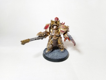 Warhammer 30k  40k FW Legio Custodes Aquilon Terminators with Infernus Firepikes x3 (Pro-Painted)