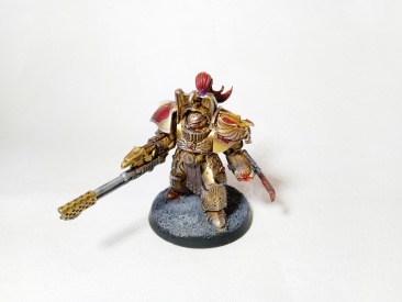 Warhammer 30k  40k FW Legio Custodes Aquilon Terminators with Infernus Firepikes x3 (Pro-Painted)