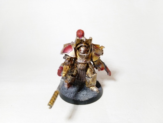 Warhammer 30k  40k FW Legio Custodes Aquilon Terminators with Infernus Firepikes x3 (Pro-Painted)