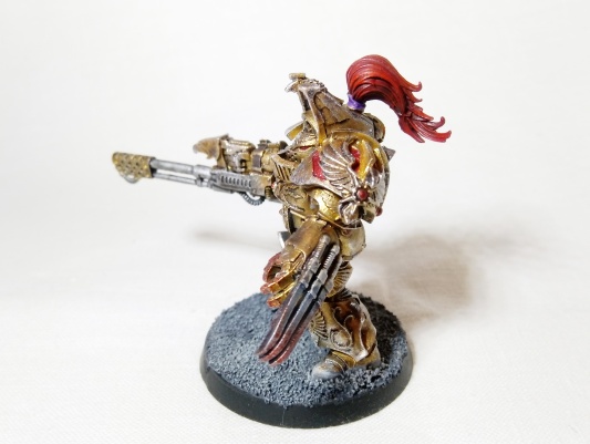 Warhammer 30k  40k FW Legio Custodes Aquilon Terminators with Infernus Firepikes x3 (Pro-Painted)