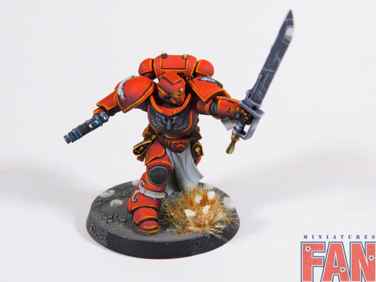 Warhammer 40k Blood Angels Primaris Lieutenant Tolmeron (Painted)