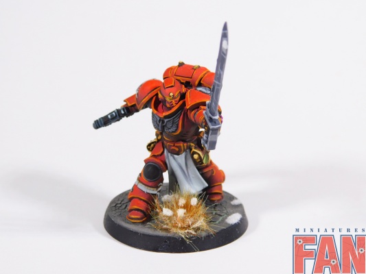 Warhammer 40k Blood Angels Primaris Lieutenant Tolmeron (Painted)
