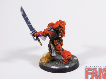 Warhammer 40k Blood Angels Primaris Lieutenant Tolmeron (Painted)