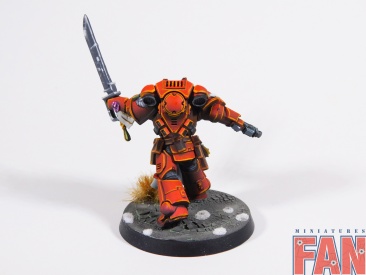Warhammer 40k Blood Angels Primaris Lieutenant Tolmeron (Painted)