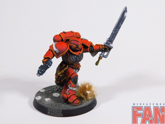 Warhammer 40k Blood Angels Primaris Lieutenant Tolmeron (Painted)