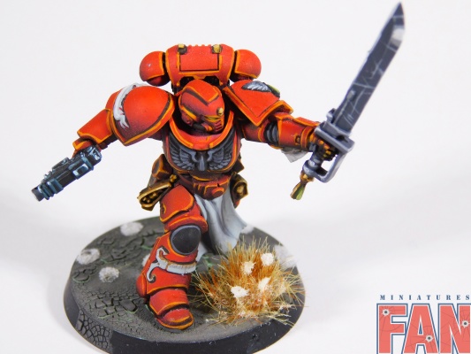 Warhammer 40k Blood Angels Primaris Lieutenant Tolmeron (Painted)