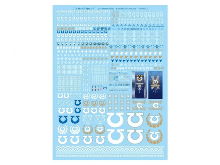 Ultramarines Legion Transfer Sheet (предзаказ 2022, The Horus Heresy)