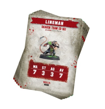 Blood Bowl Team Card Pack – Skaven