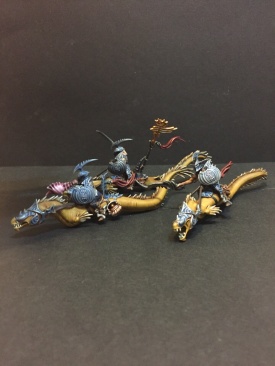 Warhammer Age of Sigmar Idoneth Deepkin Ishlaen Guard x3 (99120219008) (Painted)