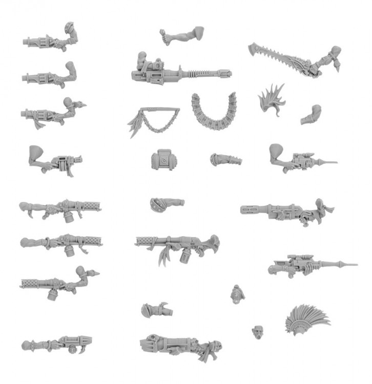 Escher Weapons Set 2 (оригинал Forge World)