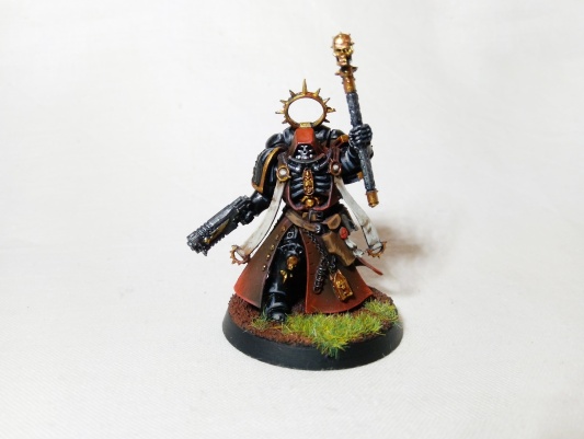 Warhammer 40k Space Marine Primaris Chaplain (Pro-Painted)
