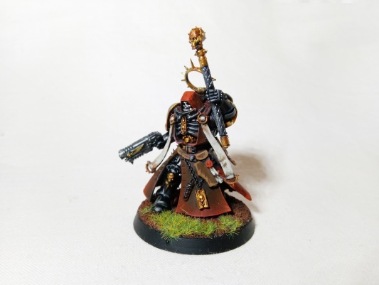 Warhammer 40k Space Marine Primaris Chaplain (Pro-Painted)