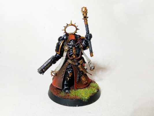 Warhammer 40k Space Marine Primaris Chaplain (Pro-Painted)