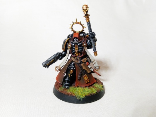 Warhammer 40k Space Marine Primaris Chaplain (Pro-Painted)