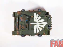 Warhammer 40k Dark Angels Space Marines Rhino (Pro-Painted)