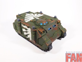 Warhammer 40k Dark Angels Space Marines Rhino (Pro-Painted)