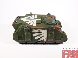 Warhammer 40k Dark Angels Space Marines Rhino (Pro-Painted)