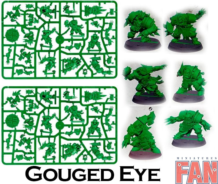 Blood Bowl: Gouged Eye Team + Team Counters