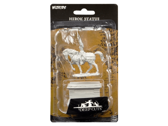 WizKids Deep Cuts Неокрашенные Миниатюры: Героическая статуя