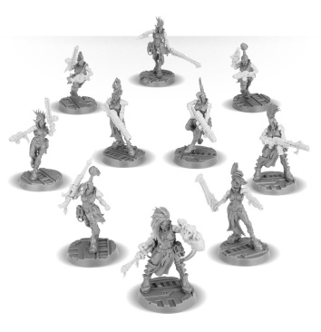 Escher Weapons Set 3 (оригинал Forge World)