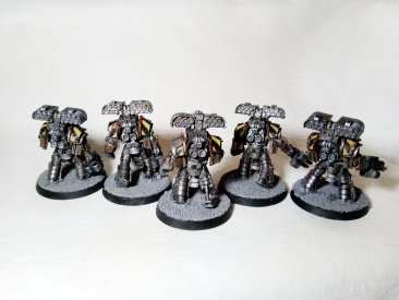 Warhammer 30k / 40k Iron Warriors Legion Tyrant Siege Terminators x5 (Pro-Painted)